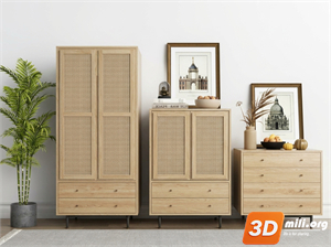 Decorative cabinet Skp Files